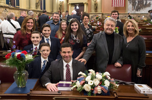 Struzzi Sworn in to Serve 62nd Legislative District - Lawmaker takes oath during Capitol ceremony